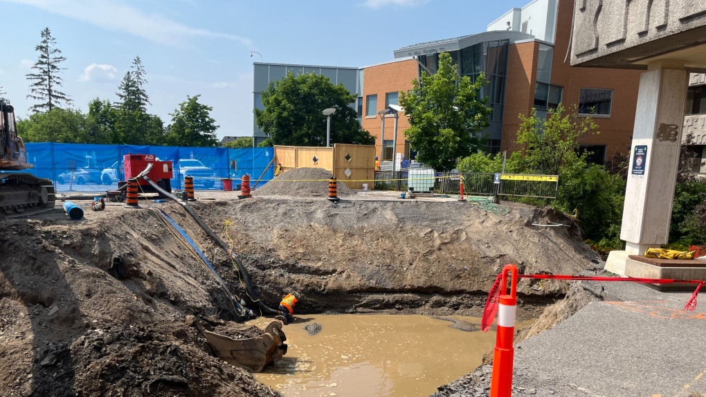 Water main break disrupts water access at CHEO [Video]