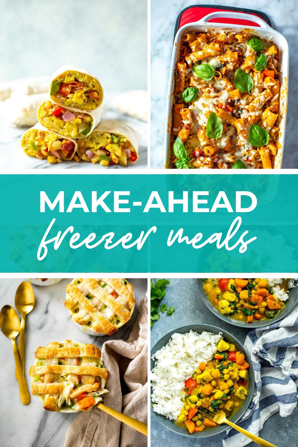 30+ Healthy Make-Ahead Freezer Meals [Video]