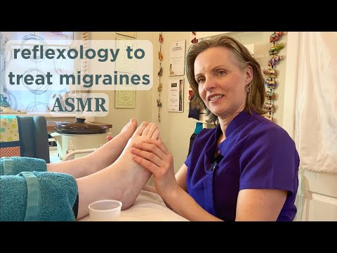 Reflexology to Treat Migraines | Unintentional ASMR Real Person [Video]