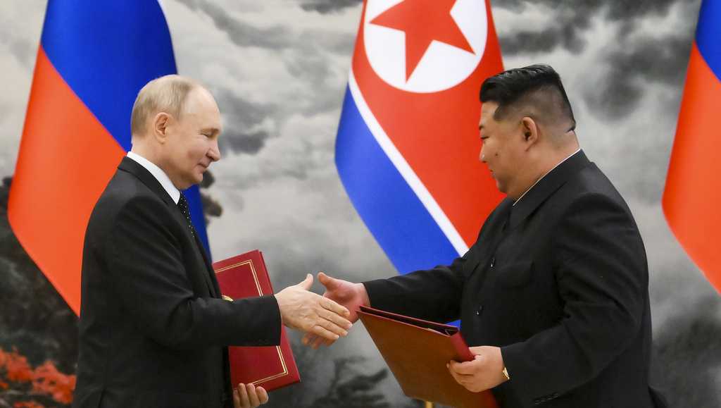 North Korea says deal between Putin, Kim requires immediate military assistance in event of war [Video]