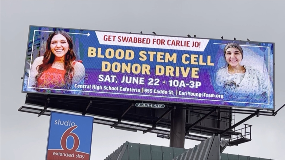 Stem cell drive to save Carlie Jo [Video]