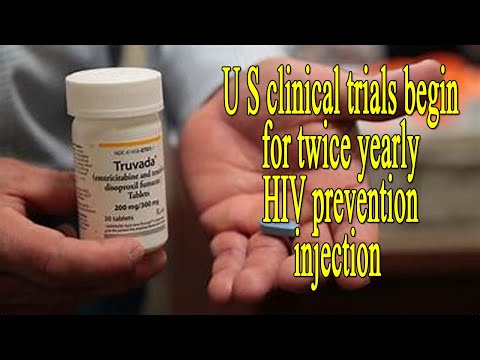 U S  clinical trials begin for twice yearly HIV prevention injection [Video]