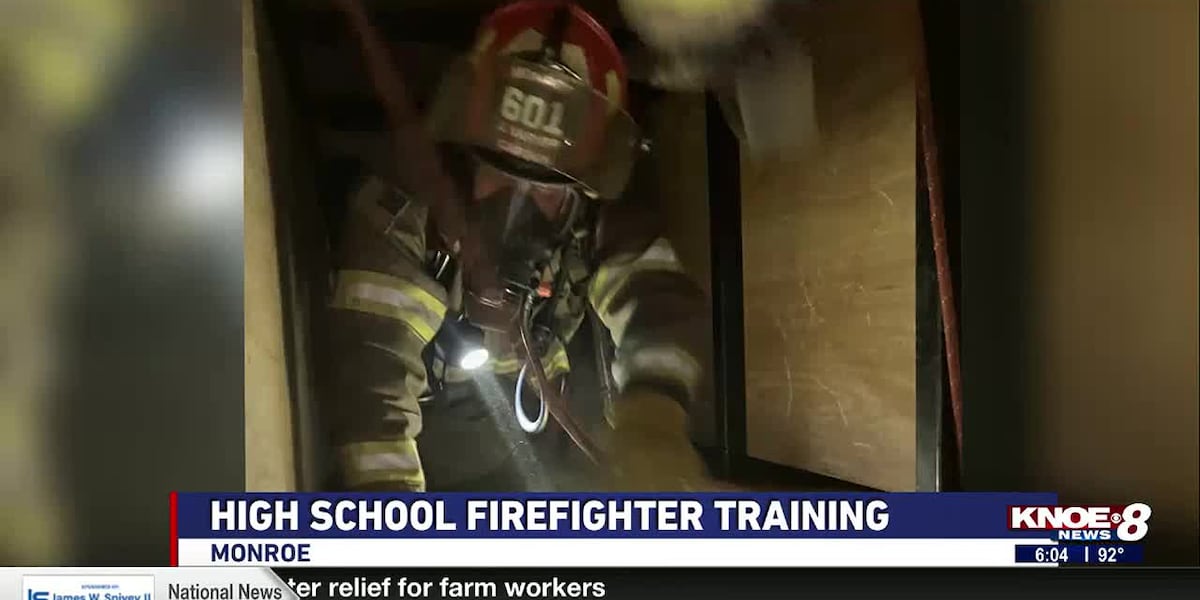 High school firefighter training [Video]