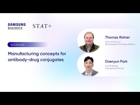 Manufacturing concepts for antibody-drug conjugates | Webinar [Video]