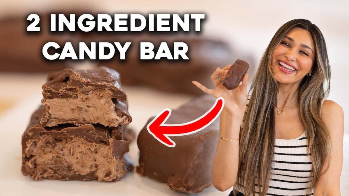 2 Ingredient Candy Bars! Low Carb, Weight Loss Friendly [Video]