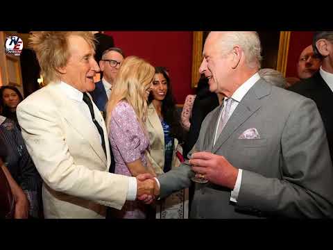 King Charles Mentioned His Cancer Treatment to Rod Stewart at Celebrity-Filled Awards Ceremony [Video]