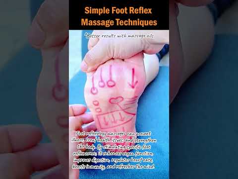 Simple Foot Reflex Massage Techniques [Video]