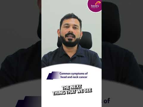 Symptoms of Head & Neck Cancer | Kauvery Hospital Chennai | Shorts [Video]