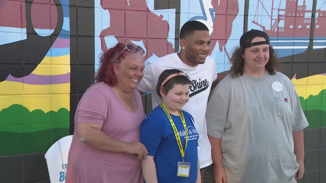 Nelly surprises young fan battling leukemia [Video]