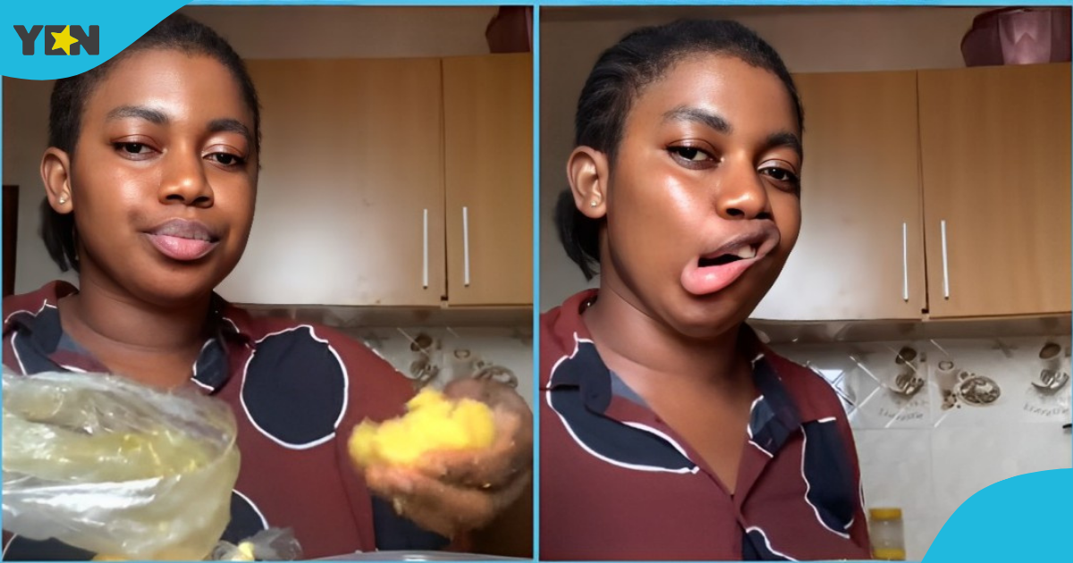 Afua Nash: Ghanaian Lady Breaks Hearts As She Speaks About Why She Eats Too Much: ” I Have Ulcer” [Video]