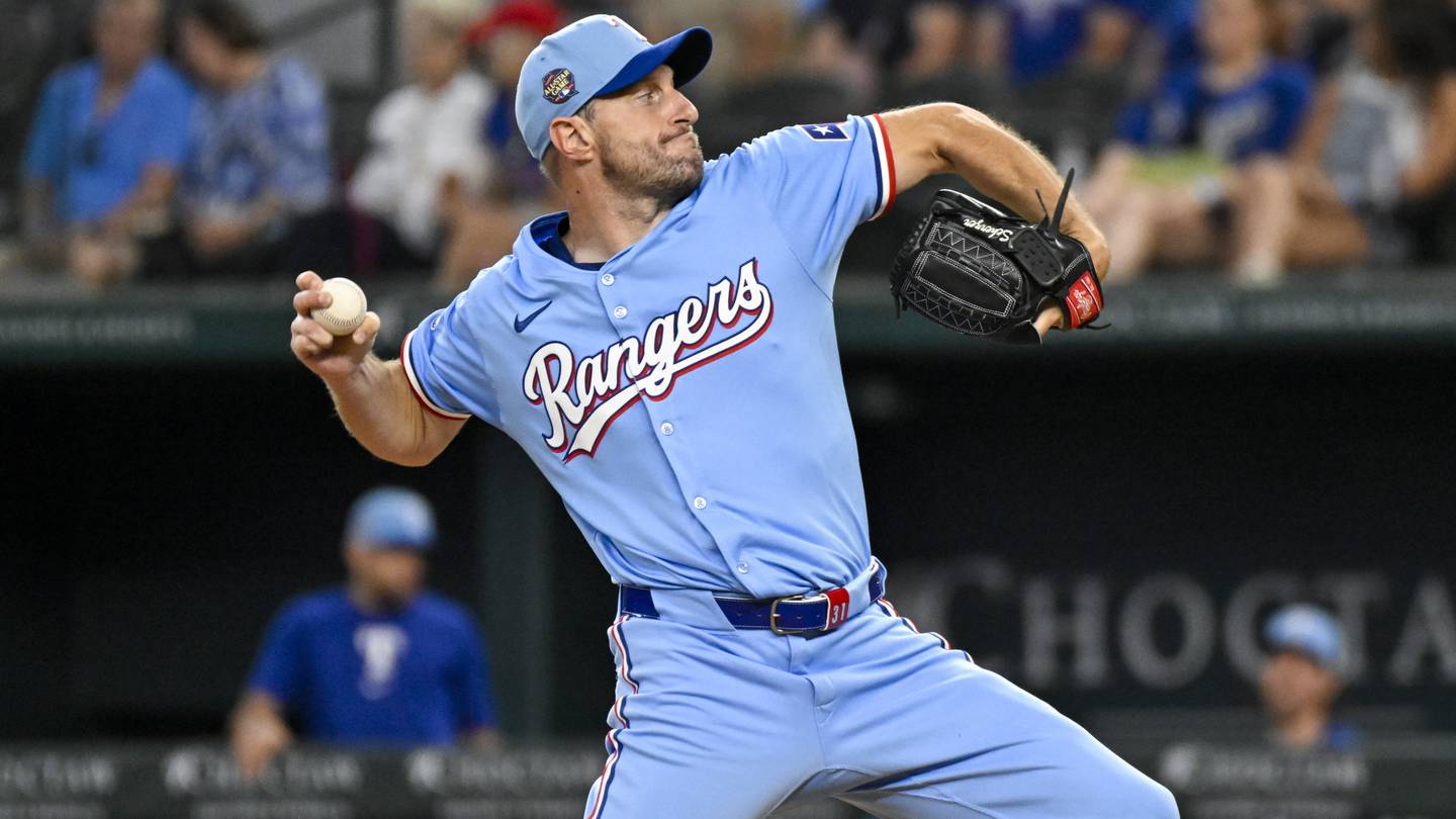 Max Scherzer throws 5 scoreless innings in 3-time Cy Young winner’s season debut for the Rangers  WHIO TV 7 and WHIO Radio [Video]