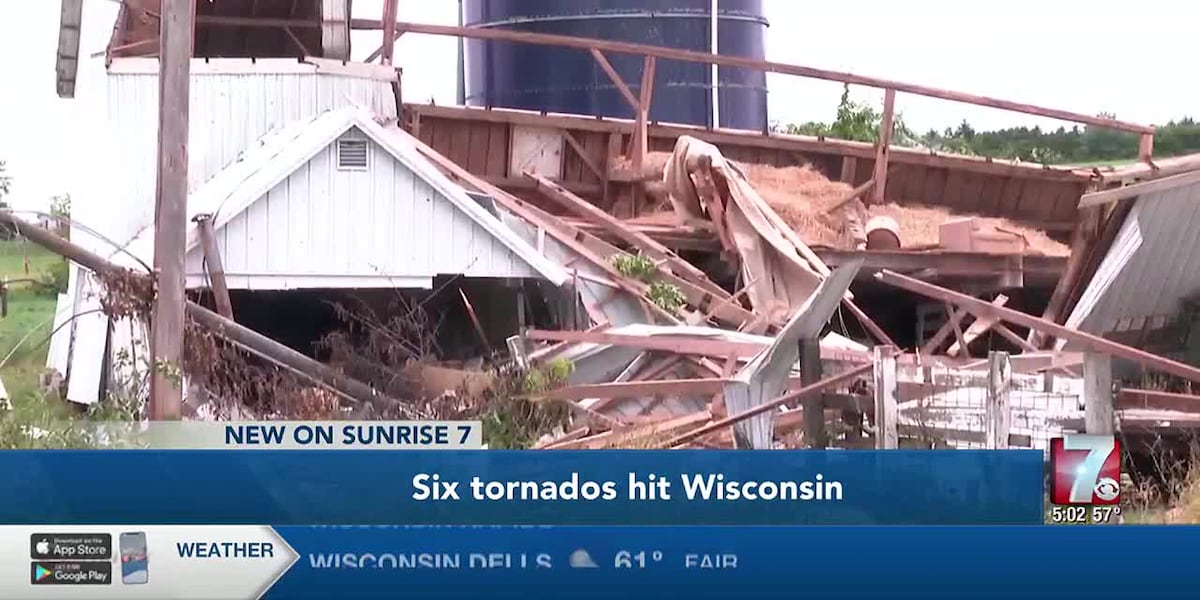 National Weather Service confirms at least 6 tornadoes Saturday in southern Wisconsin [Video]