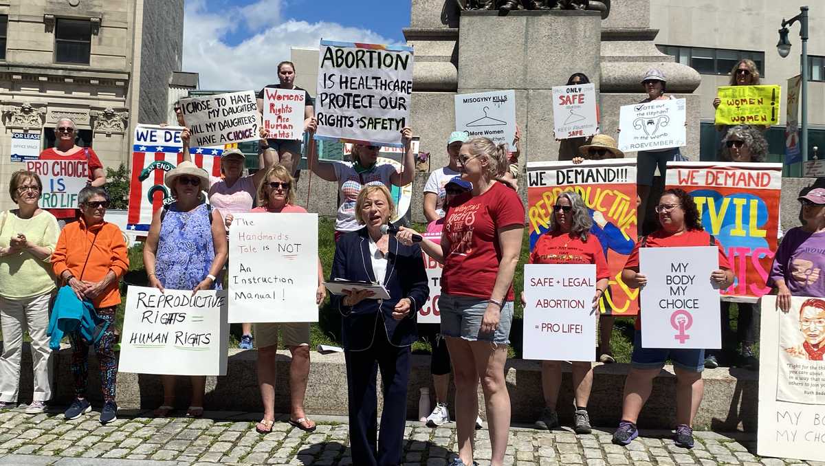 Activists join Gov. Mills for reproductive rights rally [Video]