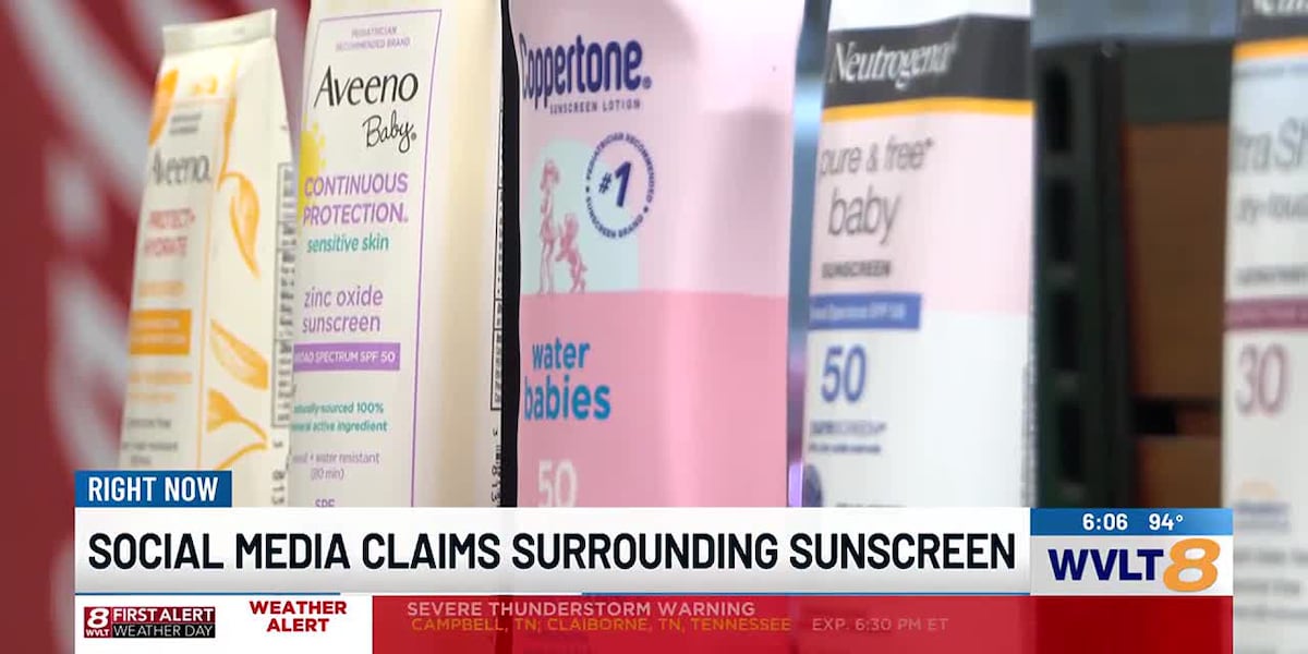 Knoxville dermatologist clears up online rumors about sunscreen [Video]