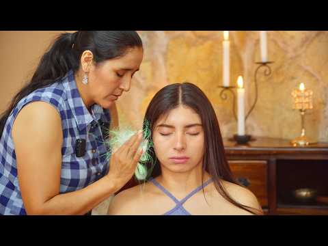 Doña Esperanza’s energy healing relaxation massage with soft whispering ASMR sounds [Video]