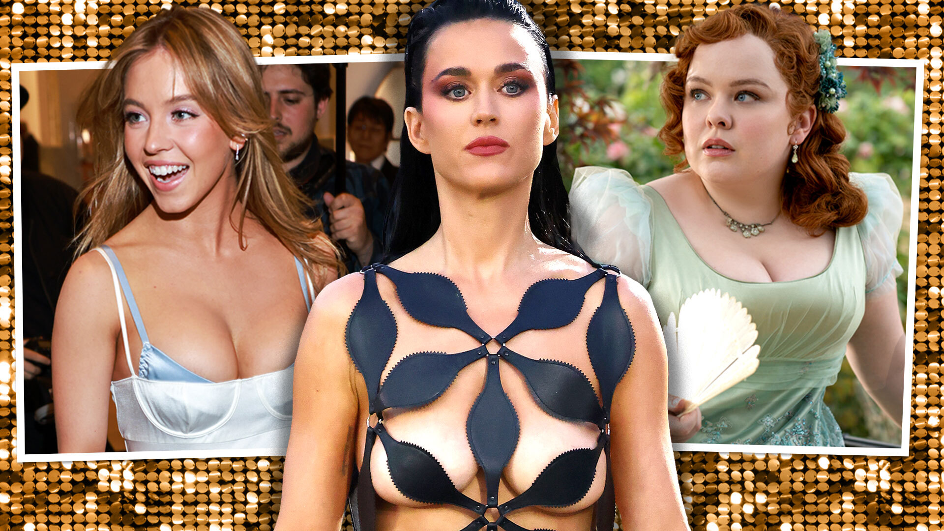 Katy Perry going braless to Nicola Coughlan in Bridgerton… the celebs proudly showing that natural boobs are back [Video]