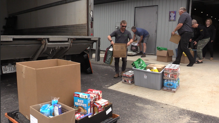 Huron County food drive weigh-off [Video]