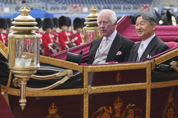 Japanese emperor reconnects with the River Thames in state visit meant to bolster ties with UK [Video]