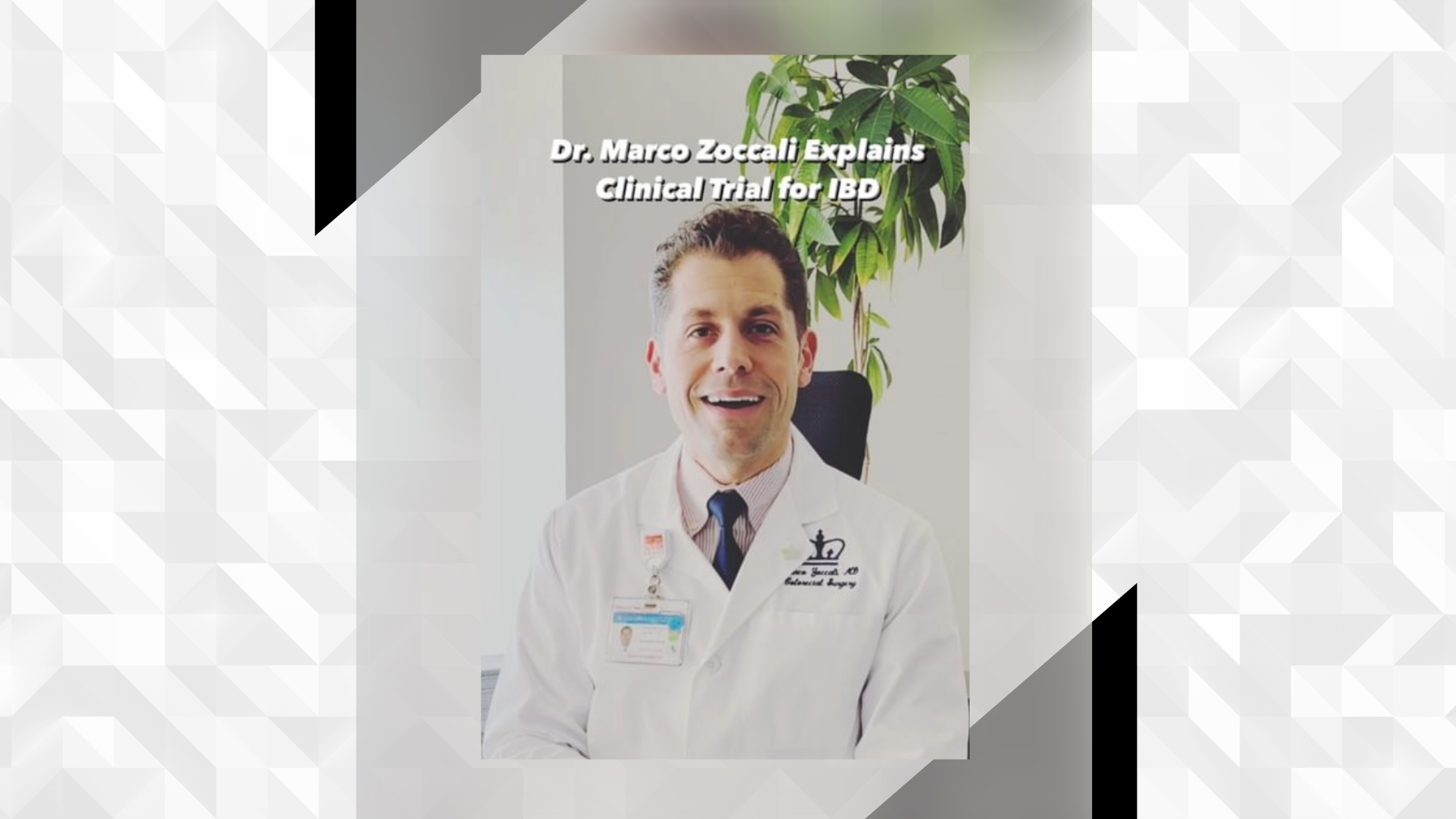 Dr. Marco Zoccali Explains Groundbreaking Clinical Trial for IBD [Video]