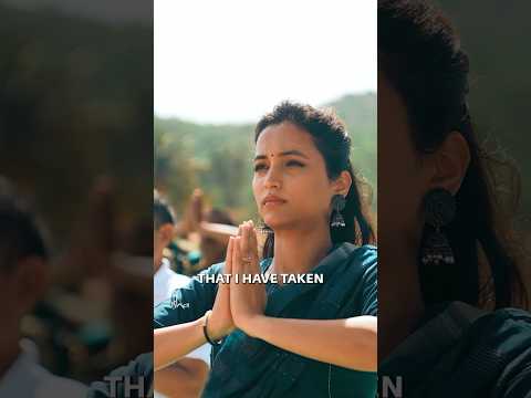 Srinidhi Shetty at Sadhguru Sannidhi Bengaluru [Video]