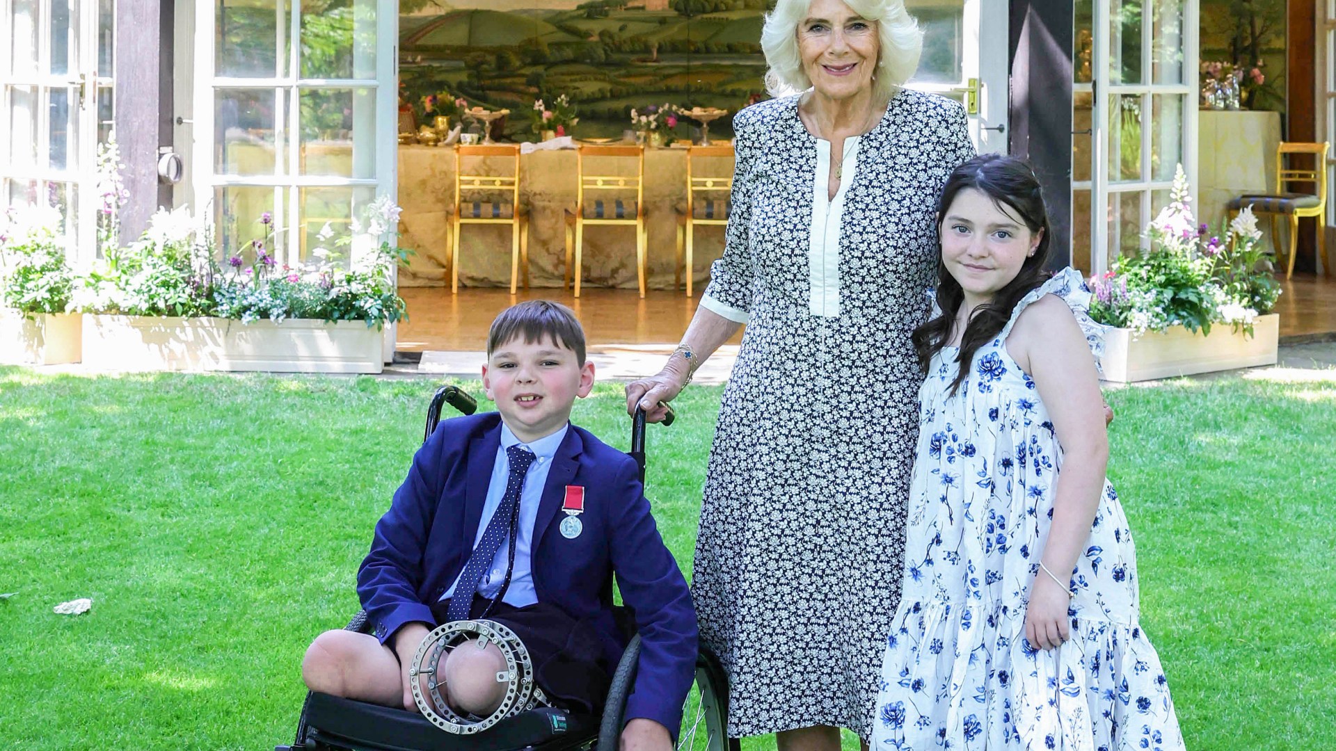 Two young fundraisers given own Palace party hosted by Queen Camilla after being forced to miss other royal events  The Irish Sun [Video]