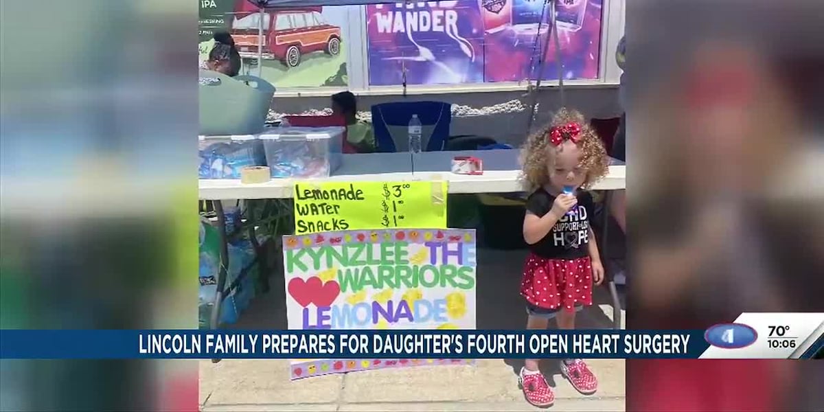 Lincoln child Kynzlee the Warrior prepares for fourth open-heart surgery [Video]