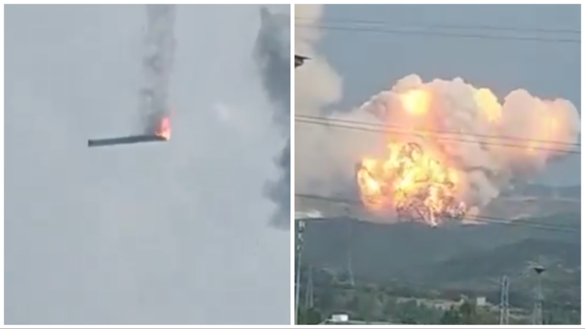 Rocket escapes launch pad, soars through the skies and explodes after crashing [Video]