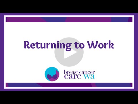 Living Well Webinar   Returning to Work [Video]