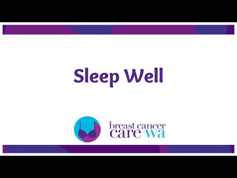 Living Well Webinar – Sleep Well [Video]