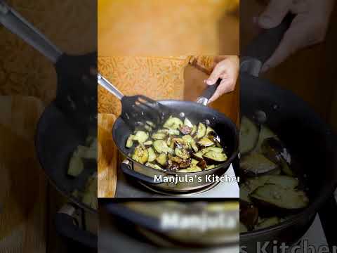 Yummy Dahi Baingan – Spicy Sauteed Eggplant With Creamy Yogurt Recipe By Manjula [Video]