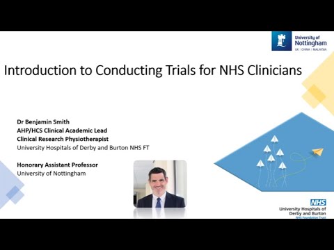 Training | Introduction to Randomised Control Trials for Clinicians | 26 June 2024 [Video]