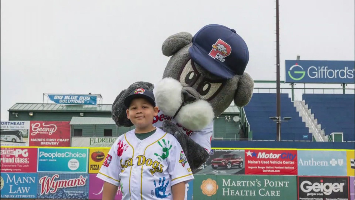 Sea Dogs host annual Maine Children’s Cancer Program night with Slugger Kid [Video]