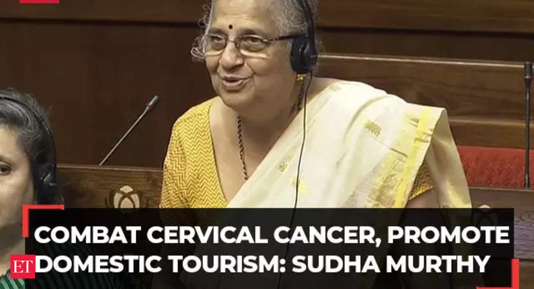 Sudha Murty calls for govt-backed Cervical Cancer Vaccine Program in her maiden parliamentary speech – The Economic Times Video
