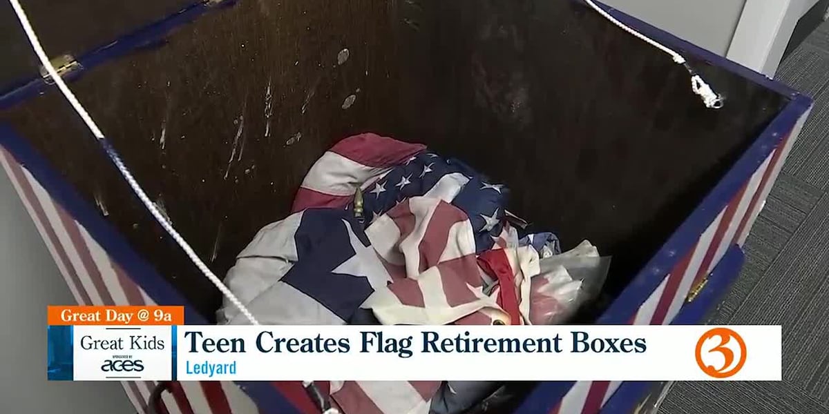 GREAT KIDS: Teen creates flag retirement boxes [Video]