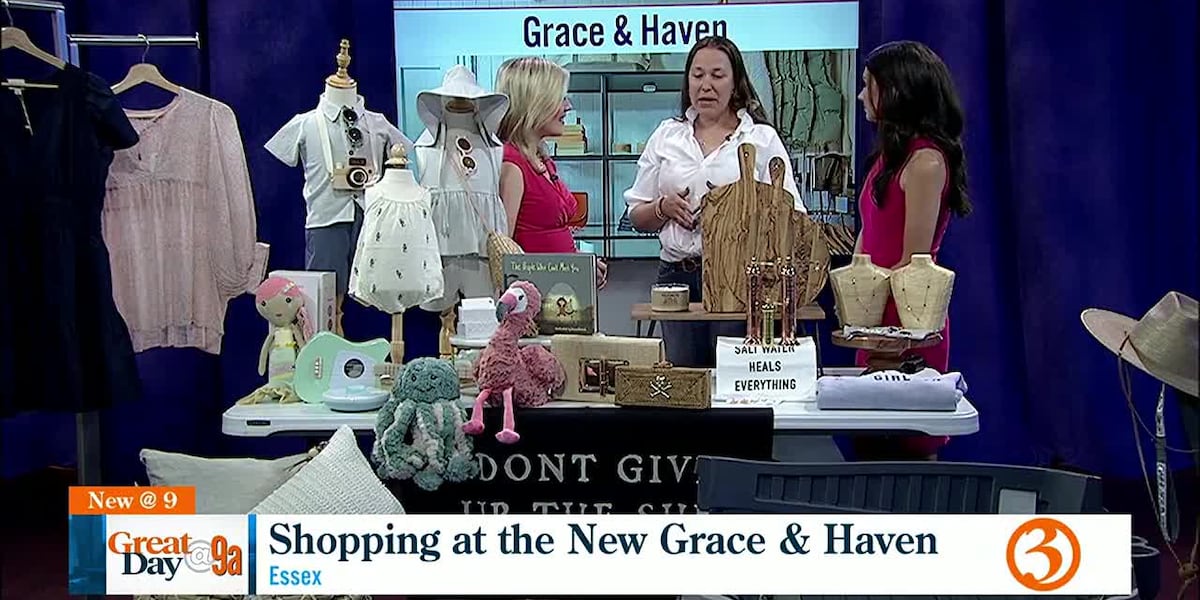 Shopping at the Grace & Haven Boutique in Essex [Video]