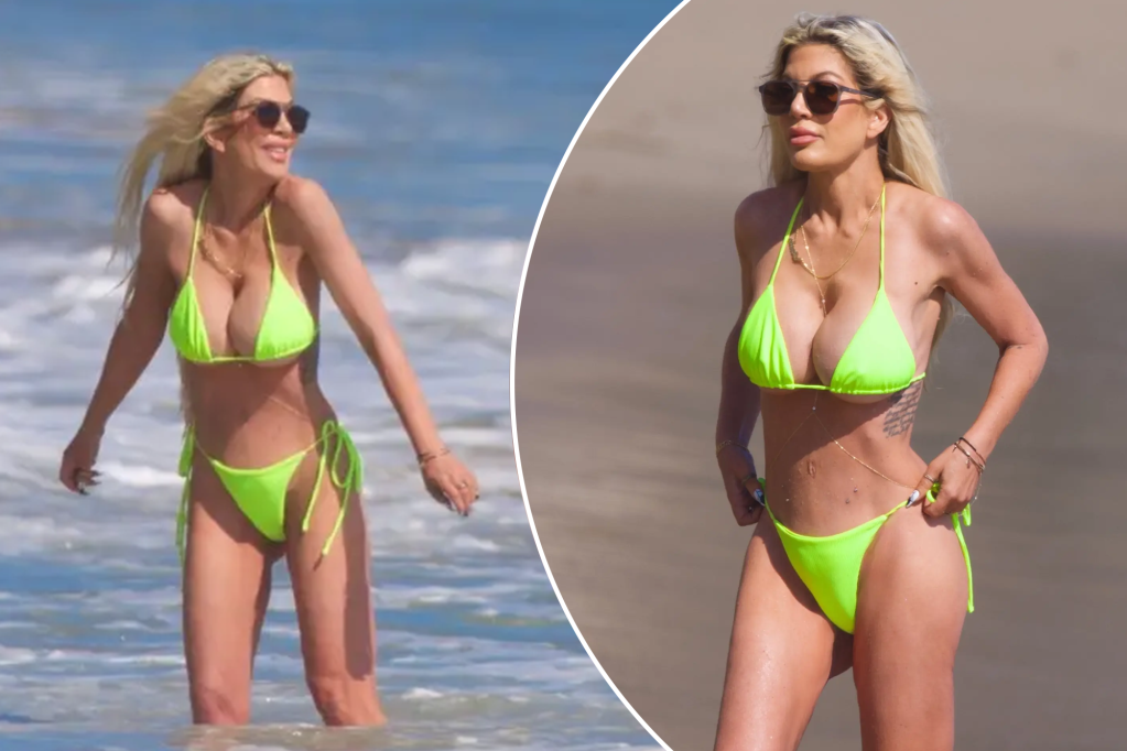 Tori Spelling shows off her bikini body after admitting to using weight loss drugs [Video]