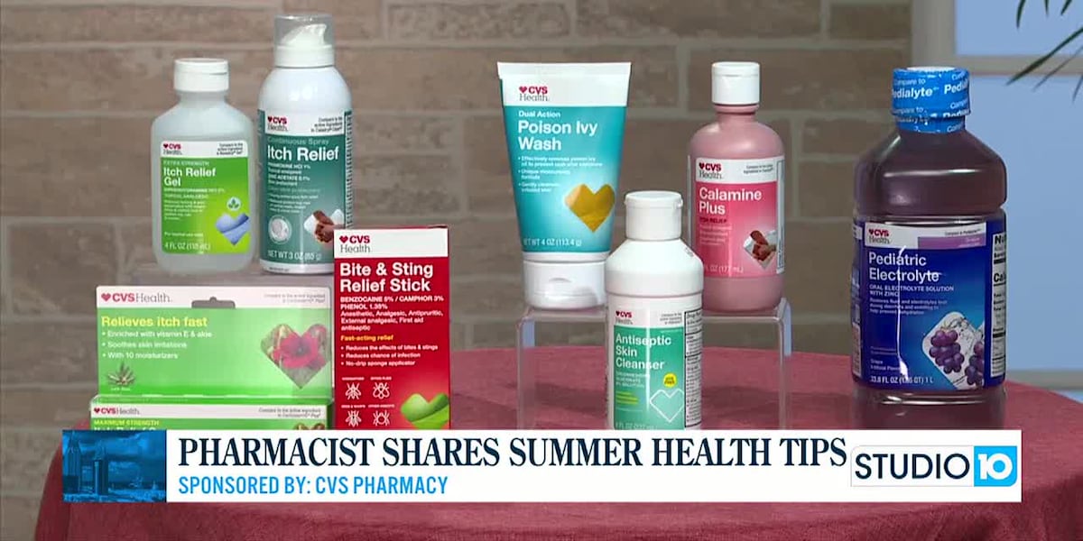 CVS pharmacist shares summer health tips [Video]